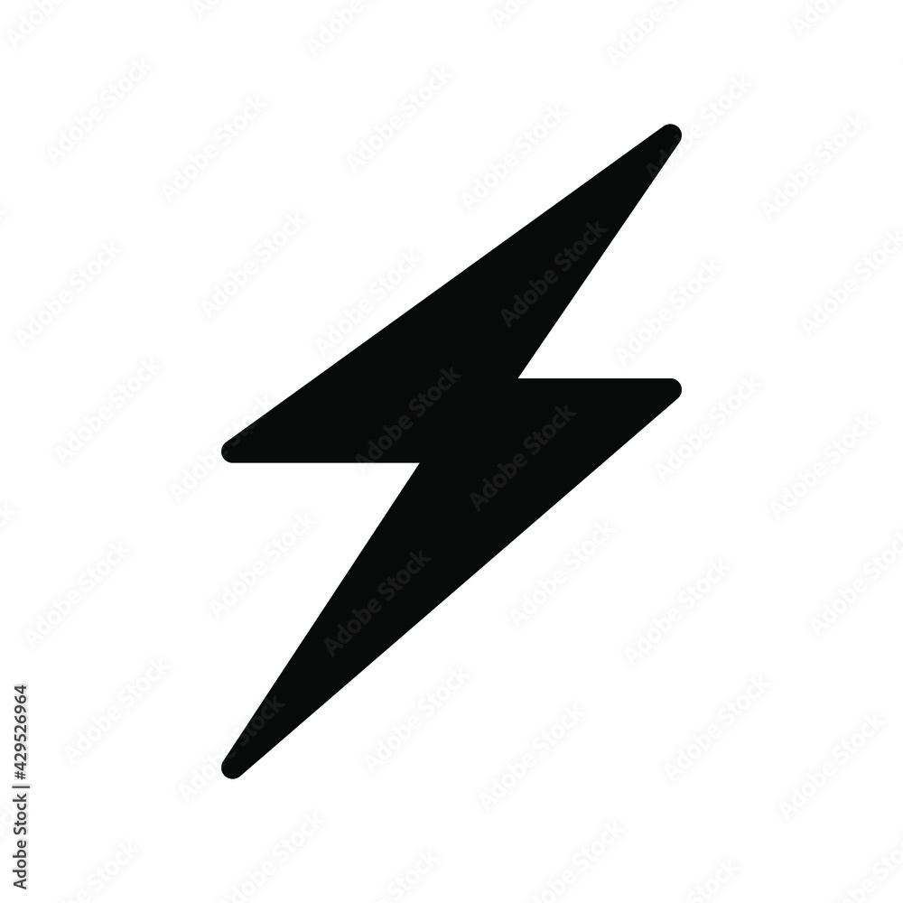 Illustration Vector graphic of lightning icon Illustration Vector graphic of lightning icon