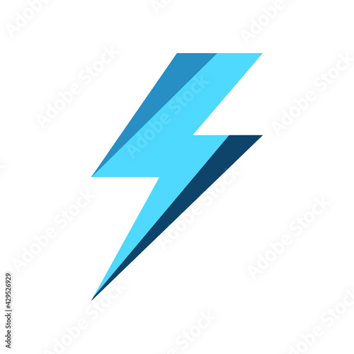 Illustration Vector graphic of lightning icon