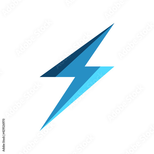 Illustration Vector graphic of lightning icon