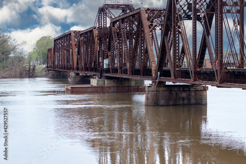 Railroad bridge over the Ouachita river