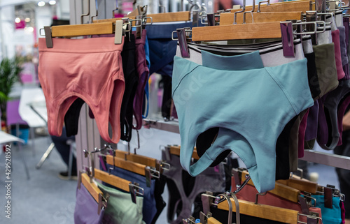 Fotografie Fashion sports bra in the mall