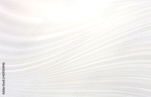 White pearl interactive wavy stripes blank background. Light abstract texture.