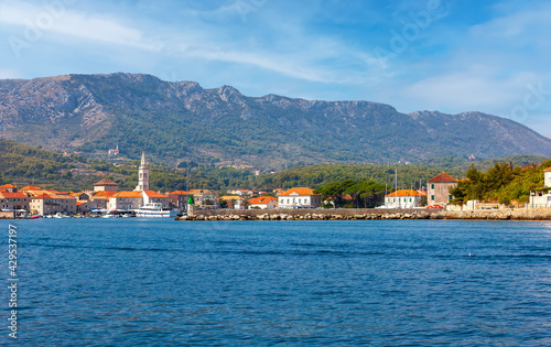 Panorama of the island of Hvar. Dolmatia, Croatia © Sergey