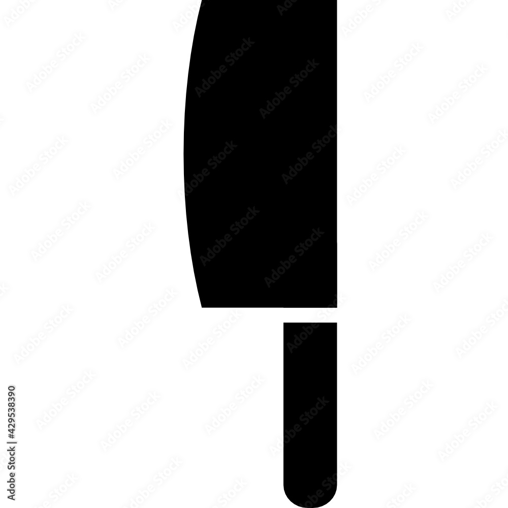 knife icon vector