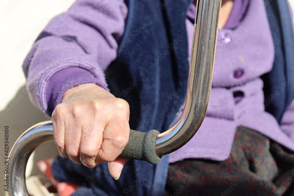 Obraz premium シニアの杖