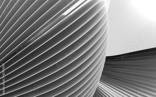 Fototapeta Naklejka Na Ścianę i Meble -  geometric abstract uniform background. 3d render