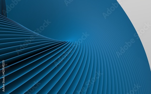 geometric abstract uniform background. 3d render