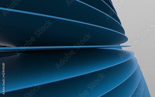 geometric abstract uniform background. 3d render