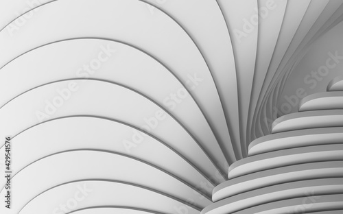 geometric abstract uniform background. 3d render