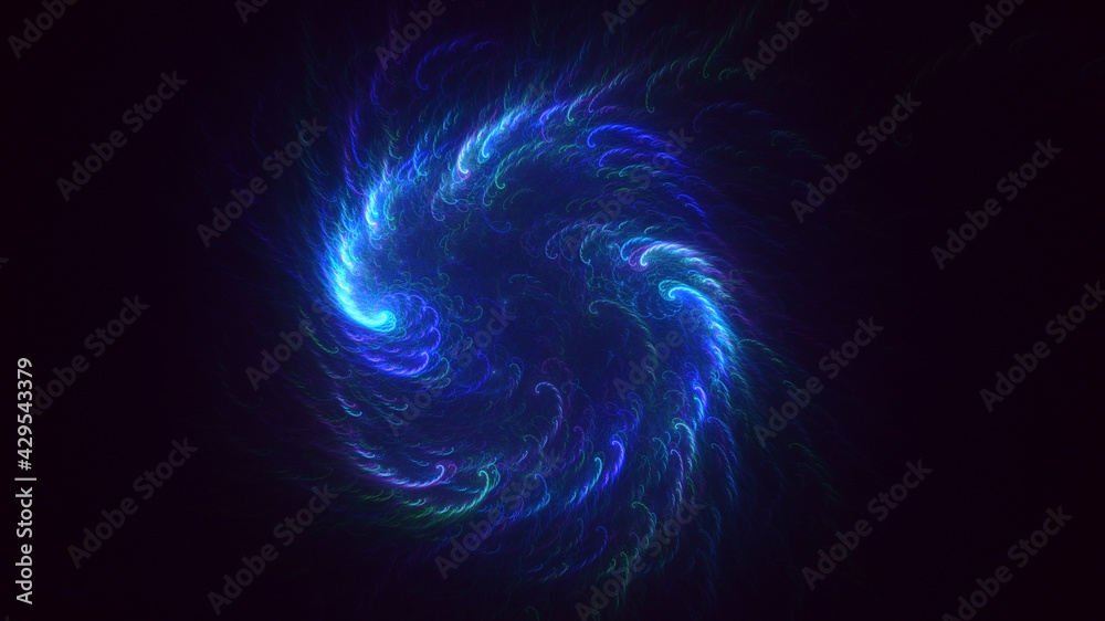 3D rendering abstract multicolor fractal light background 3D rendering abstract multicolor fractal light background