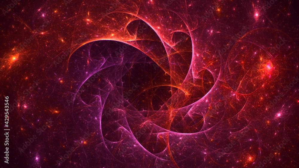 3D rendering abstract multicolor fractal light background 3D rendering abstract multicolor fractal light background