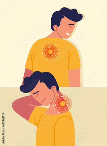boys with back pain