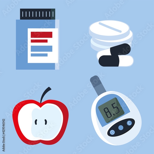 diabetes medicine set
