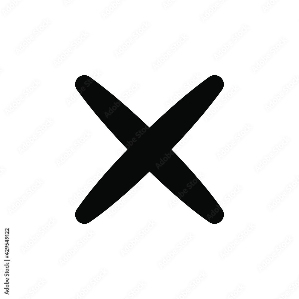 Delete icon vector graphic illustration Delete icon vector graphic illustration