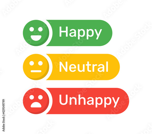 Rating satisfaction feedback icon vector illustration.