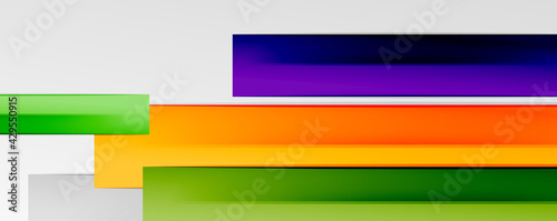 Color abstract lines trendy geometric background for business or technology presentation, internet poster or web brochure cover, wallpaper