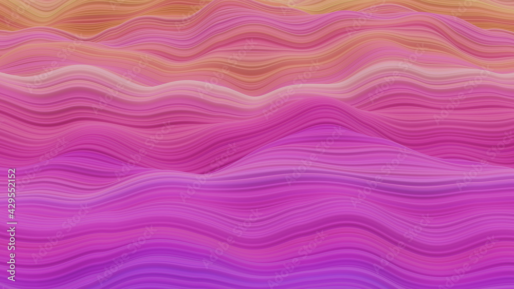 Abstract wavy pink background