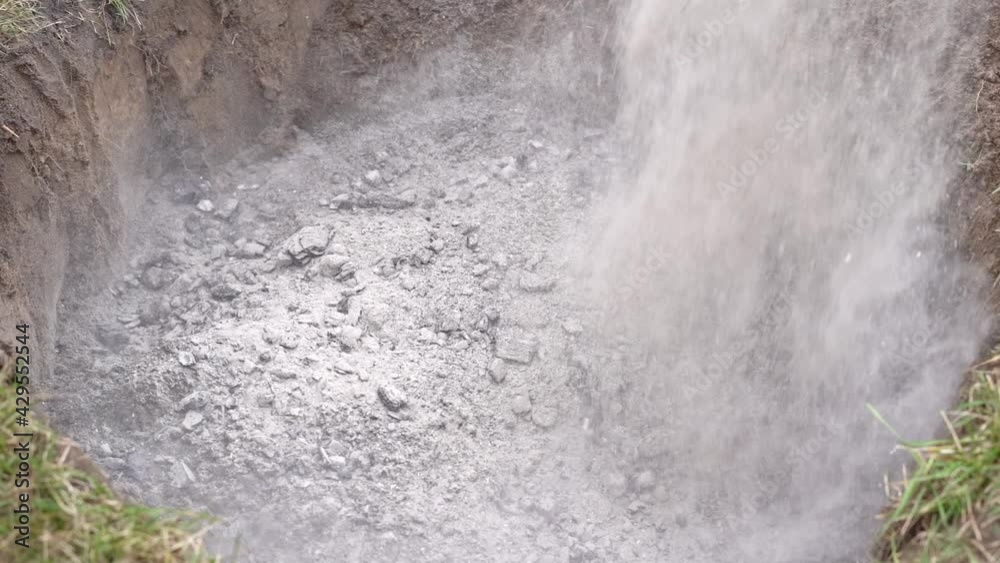 Fertilize the pit with charcoal and ash before planting a young tree