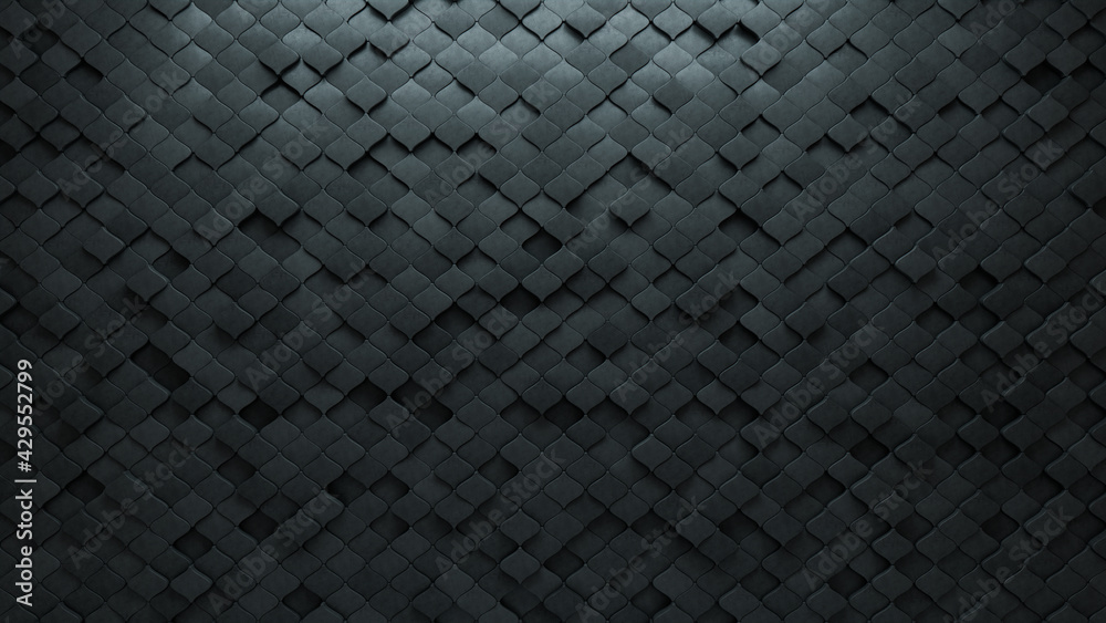 Polished, Futuristic Wall background with tiles. 3D, tile Wallpaper with Concrete, Arabesque blocks. 3D Render Polished, Futuristic Wall background with tiles. 3D, tile Wallpaper with Concrete, Arabesque blocks. 3D Render