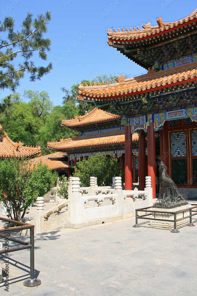 pavilions at the summer palace in beijing (china) pavilions at the summer palace in beijing (china)