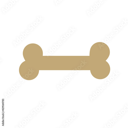 A knuckle for a dog or a cat. Vitamin food for pets. Shop concept.