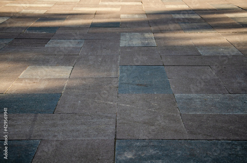 Background texture of multicolored granite tile pattern