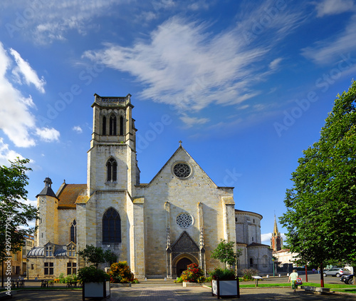 Cathedral Saint-Caprais of Agen. UNESCO World Heritage Site - the Pilgrim's Road to Santiago de Compostela of France.