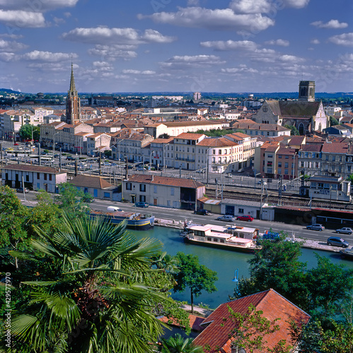 The town Agen, south-west of France, capital of Lot-et-Garonne, Aquitaine