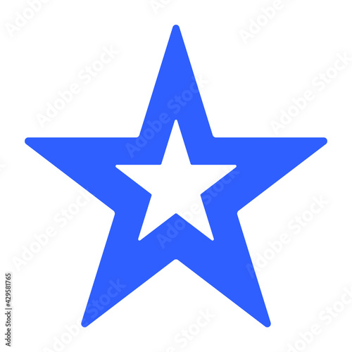 favorite star icon design vector 