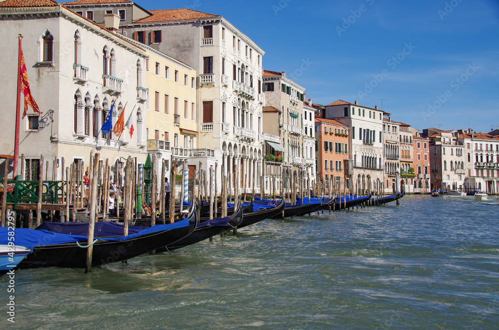boats in the canal grande in venice boats in the canal grande in venice
