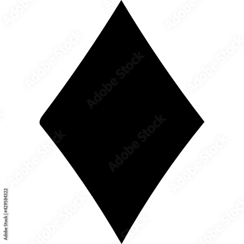 black diamond shape photo