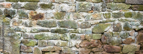 Bild auf Leinwand Natursteinmauer