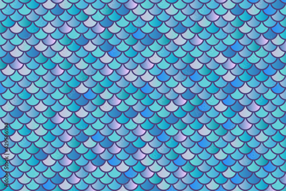 Fototapeta premium 鱗 波 魚 龍 背景 壁紙 モザイク 模様 雨 水 しずく