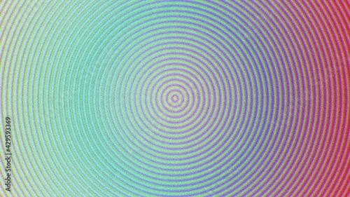 Gradient background with circle lines. Op art
