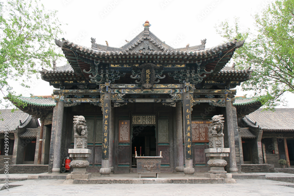 taoist temple in pingyao (china) 