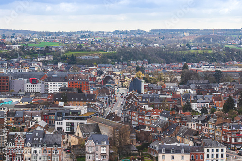 La ville de Namur vue du ciel