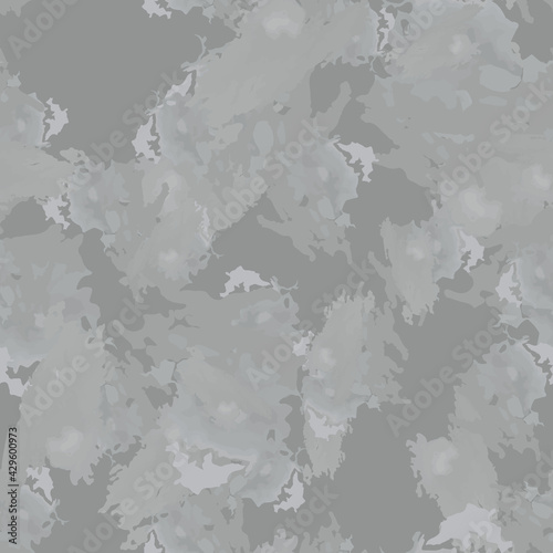 Urban camouflage of various shades of light grey and dark grey colors