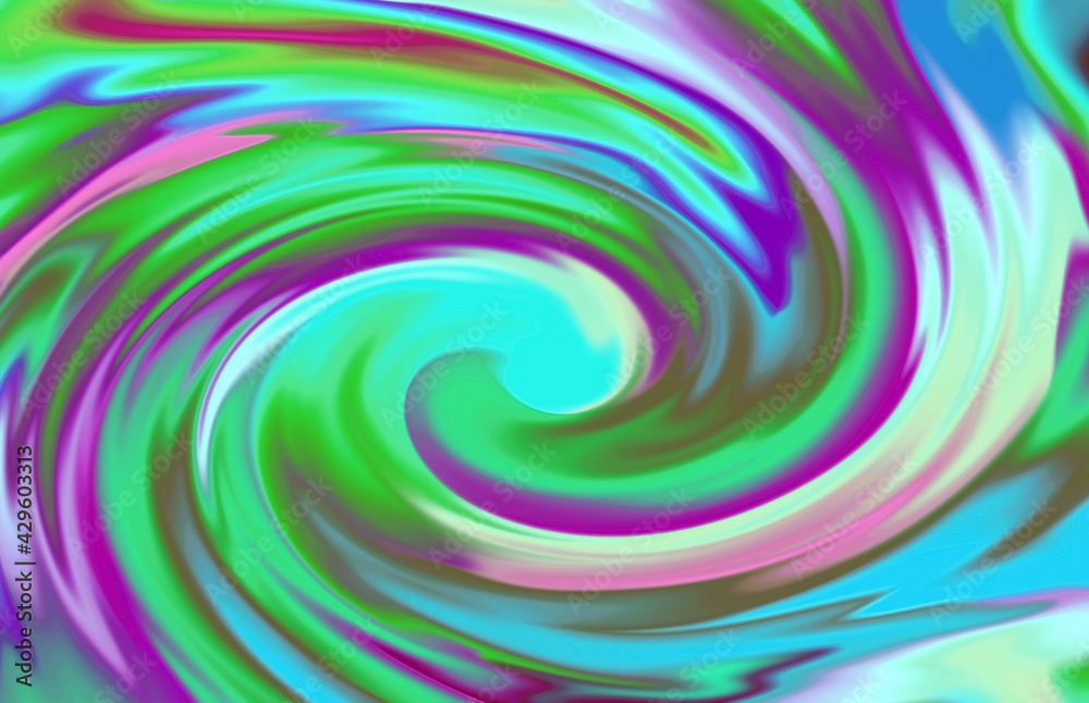 Illustration of purple and green artistic bursting swirl abstract background Illustration of purple and green artistic bursting swirl abstract background