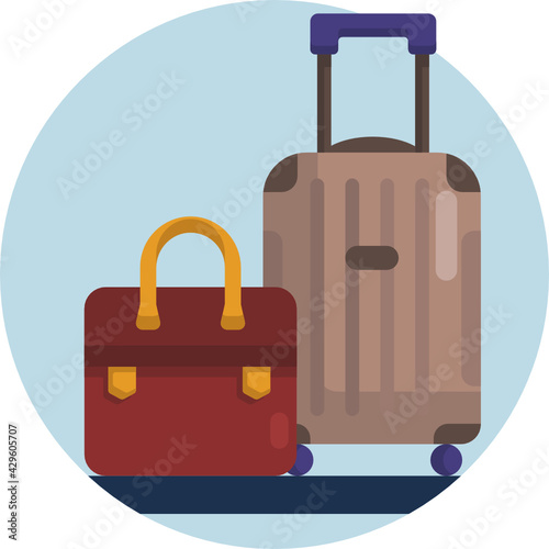 Hotel Icon. Vector Illustration