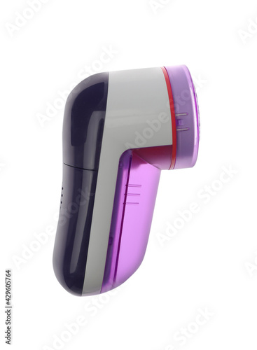Modern fabric shaver for lint removing isolated on white