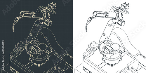 Robotic Welding Machine Drawings