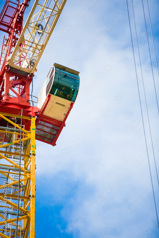 Fototapeta premium Cabine de grue