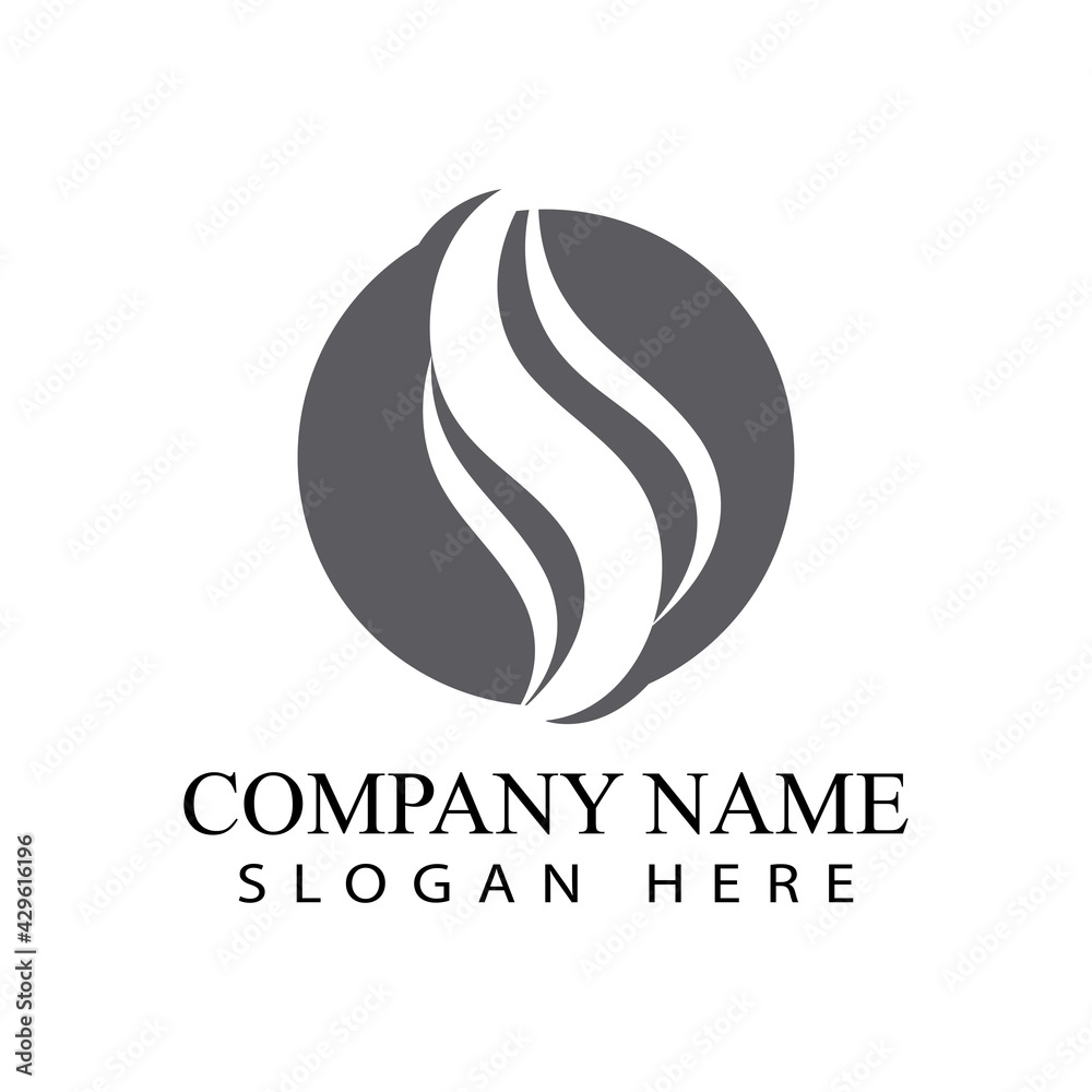 Obraz premium Business corporate S letter logo design vector
