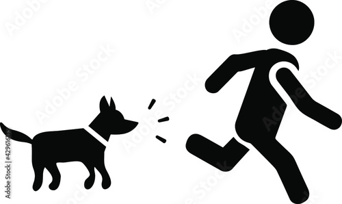 Beware of dog icon