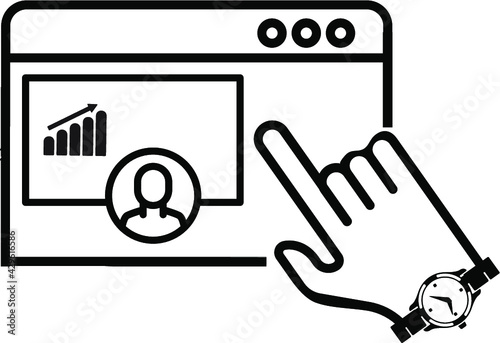 Hand showing identification