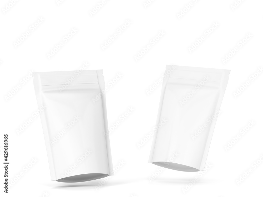 Blank zipper package mockup Blank zipper package mockup