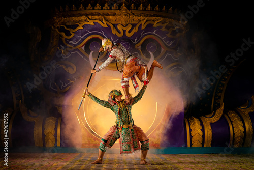 Foto Khon is a dance drama genre from Thailand