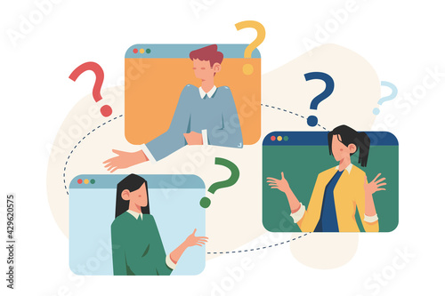 People frequently asked questions around question marks