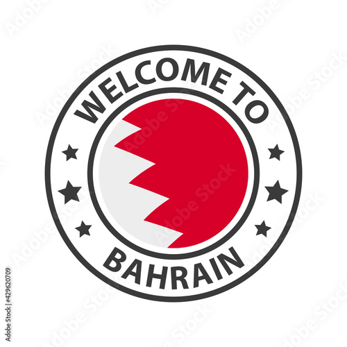 Welcome to Bahrain. Collection of welcome icons.