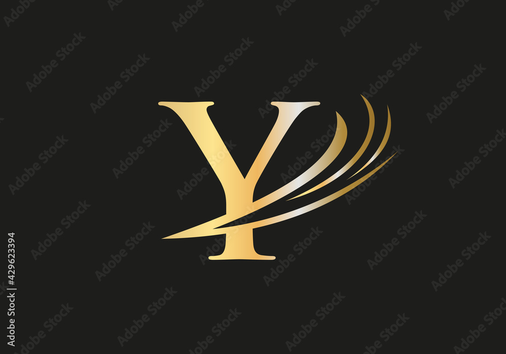 Premium Vector  Letter y logo type modern